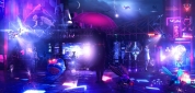 Wallpaper Love Looking down at the future city with bright lights2